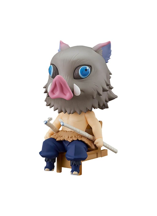 GOOD SMILE COMPANY Good Smile Demon Slayer Nendoroid Swacchao Inosuke Hashibira Figure (9 Cm)  - Image 2