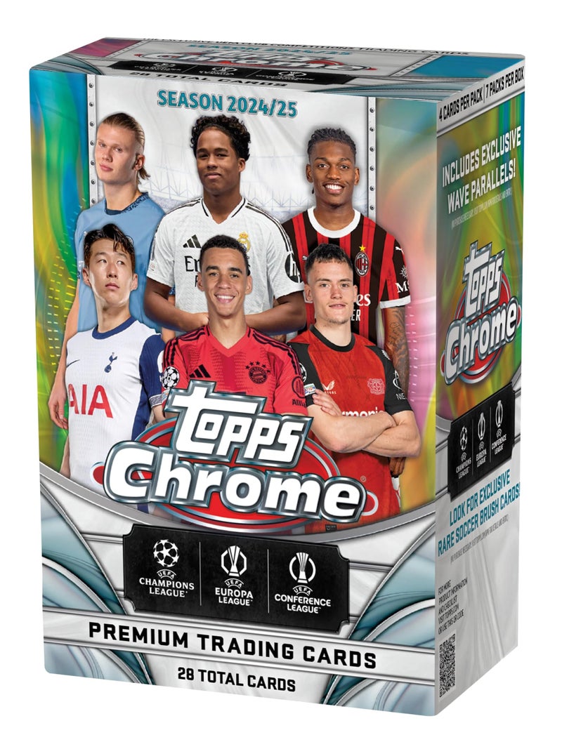 Topps 2024-25 مجموعة توبس كروم مسابقات الأندية الأوروبية - صندوق القيمة - Image 1