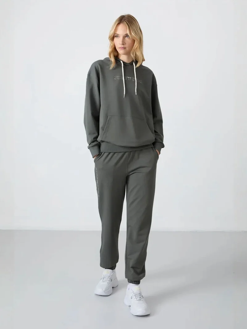 تومي لايف TOMMY Oversized Hooded Sweatshirt And Pants Set