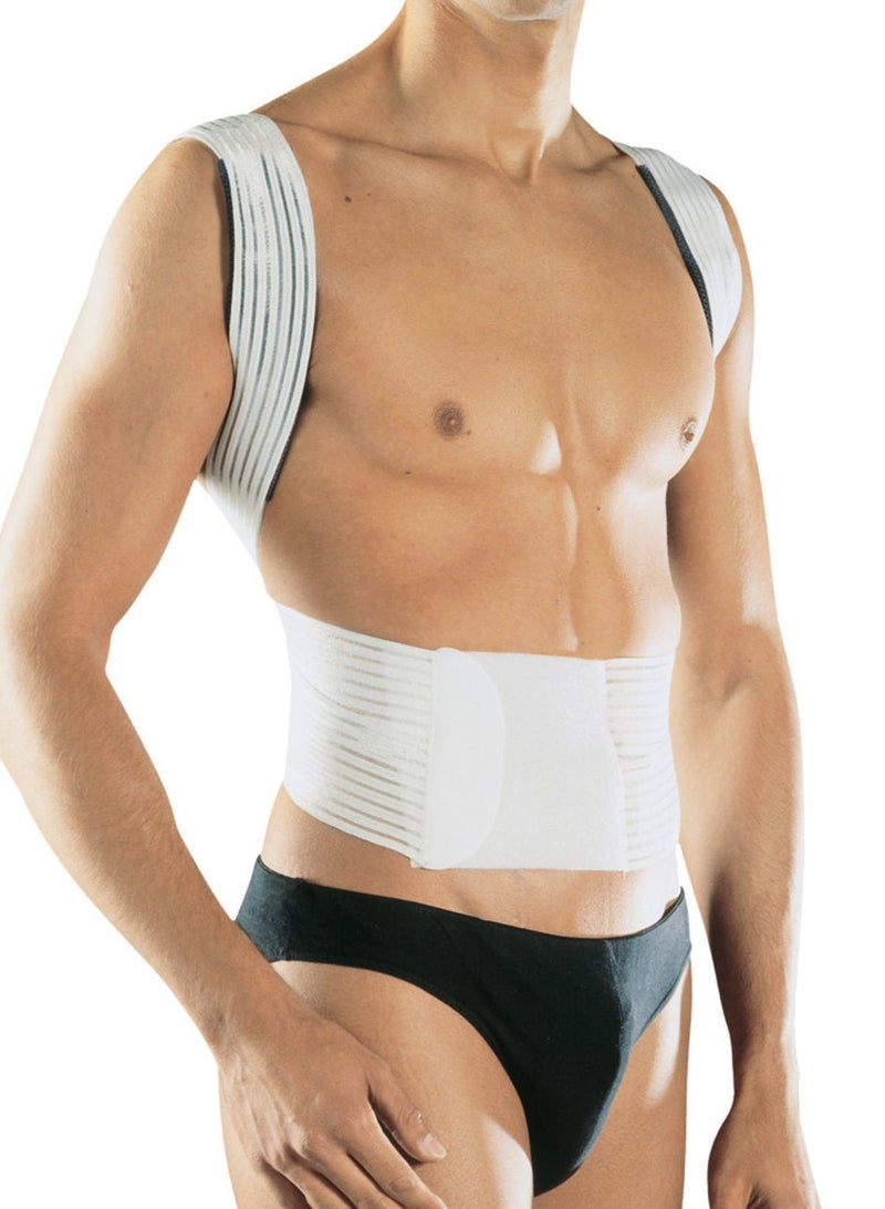 PAVIS Criss-Cross Back Support System – Clavicle & Posture Corrector for Men & Women, Adjustable Breathable Back Straightener, Shoulder & Neck Relaxation, Italy Brand, Bacteriostatic Material, 100% Cotton - Image 2