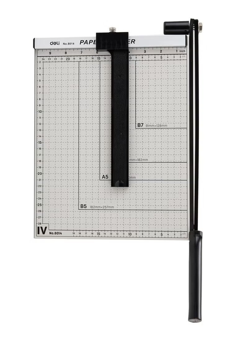Deli A4 Size Metal Base Paper Trimmer With Handle - Image 4