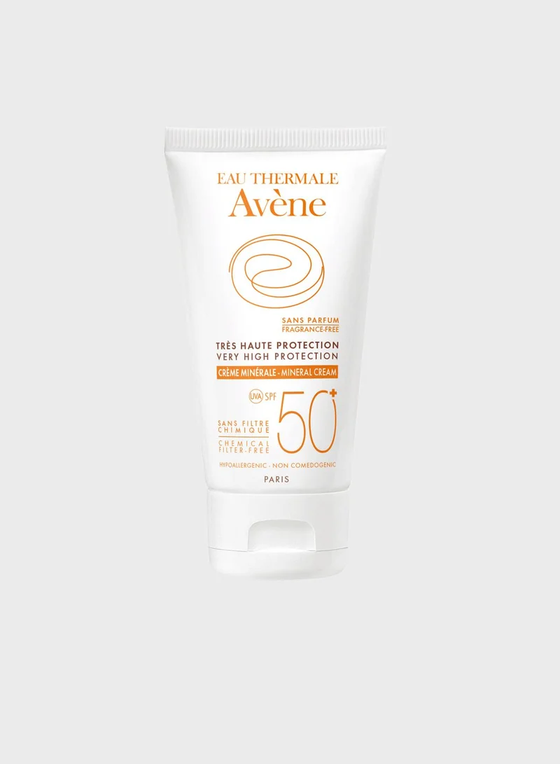 آفين كريم معدني عالي الحماية SPF 50+ للبشرة