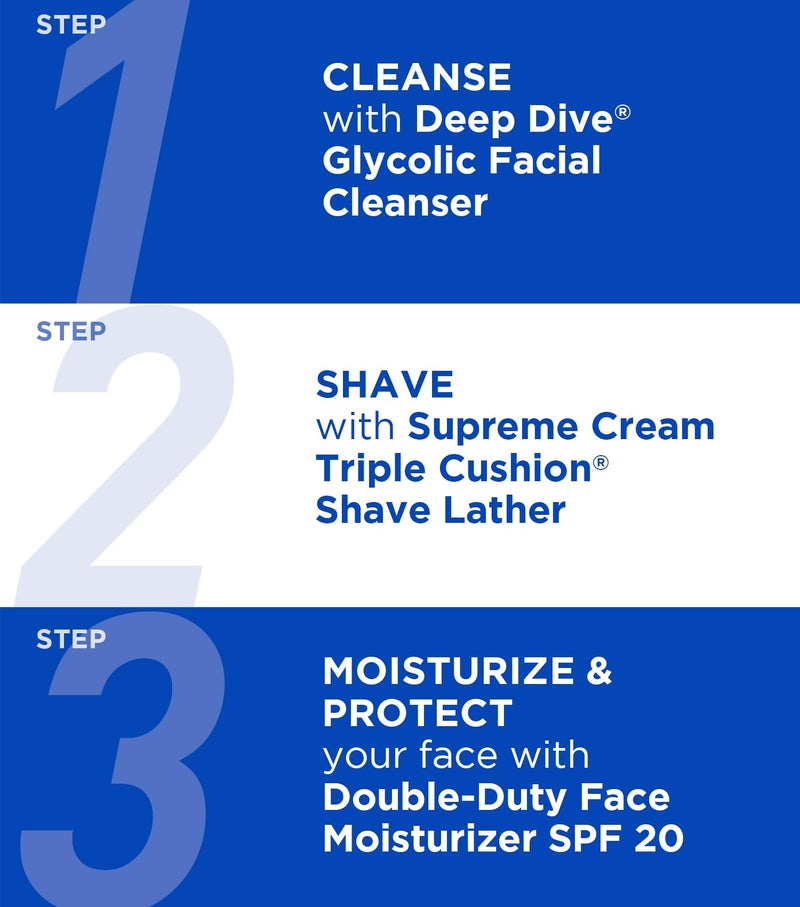 Jack Black - Supreme Cream Triple Cushion Shave Lather - PureScience Formula, Macadamia Nut Oil and Soy, Luxurious Shaving Cream, Hydrates Skin, Reduced Razor Burn- 9.5 oz. - Image 2