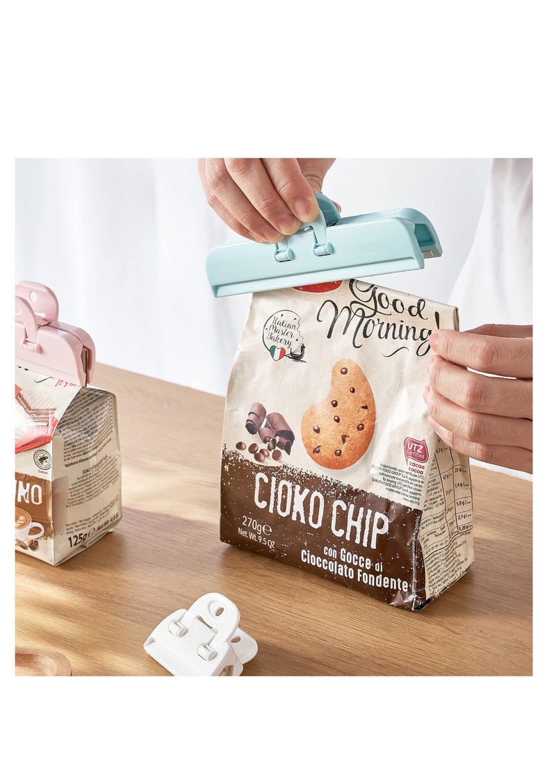 Y&D Chip Clips Bag Clips, Food Heavy Duty Snack Bags and Large for Storage, Bread Bags, (6 Pcs, White)  - Image 5