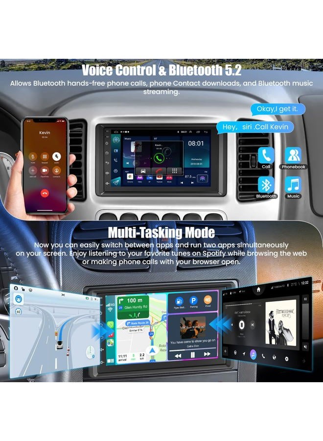 electrosmart Car Stereo 4+64G Android 12 for Chevrolet Chevy 2006-2012 Aveo, 9 Inch IPS Touch Screen Car Radio with Wireless Carplay/Android Auto,GPS, WiFi, Bluetooth,FM, Support OBD2/DVR/DSP - Image 3