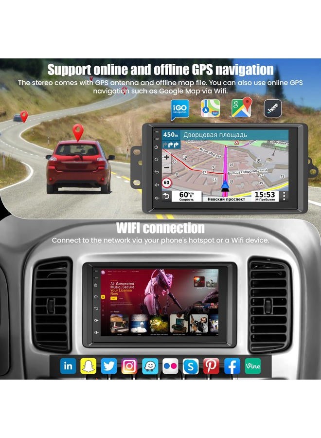 electrosmart Car Stereo 4+64G Android 12 for Chevrolet Chevy 2006-2012 Aveo, 9 Inch IPS Touch Screen Car Radio with Wireless Carplay/Android Auto,GPS, WiFi, Bluetooth,FM, Support OBD2/DVR/DSP - Image 4