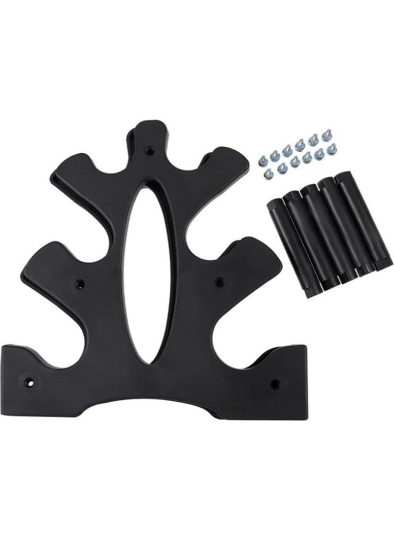 Oasisgalore 3-Tier Dumbbell Rack Stand for Home Gym - 20kg Capacity Weight Holder, Compact Storage  - Image 3