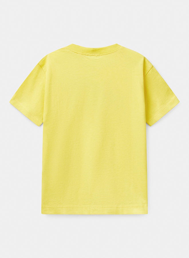 بينيتون تي شيرت للأولاد بأكمام قصيرة قطن 100٪ - Image 2