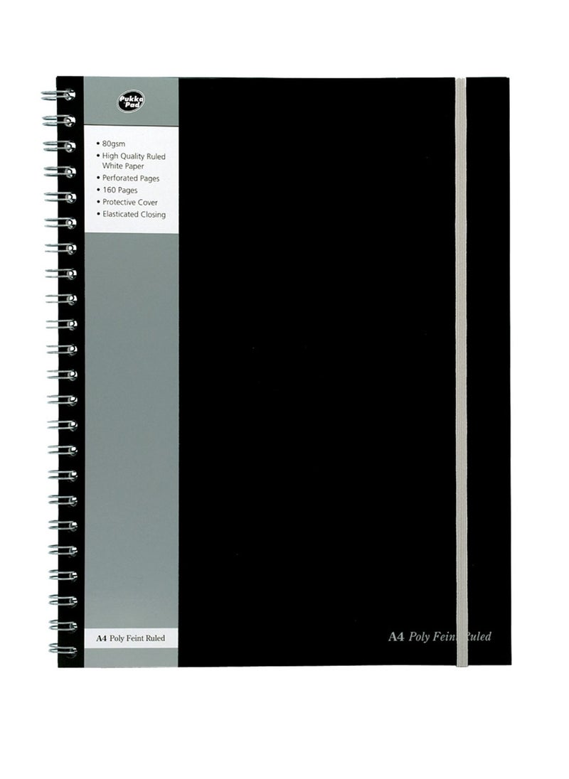 Pukka Pad - A4 Size Lined Jotta Notebook With Elastic Closure And Perforated Sheets 160 Pages - Image 1
