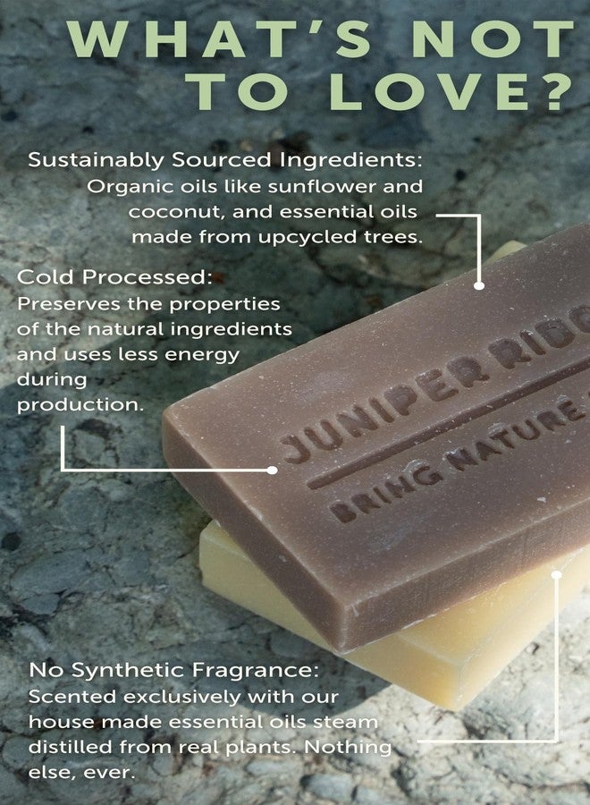 JUNIPER RIDGE Big Sur Bar Soap - Cold Processed Mild Castile Soap - Plant Based Ingredients & Steam Distilled Essential Oils - Paraben, Phthalate, Dye, Cruelty, & Preservative Free - 4oz Bar - Image 2