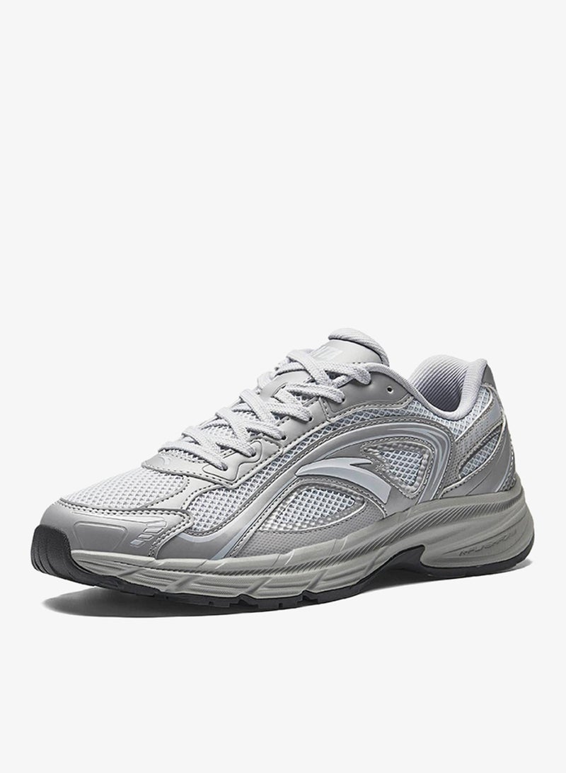 انتا أحذية كاجوال رمادية من جلاسير - Image 3