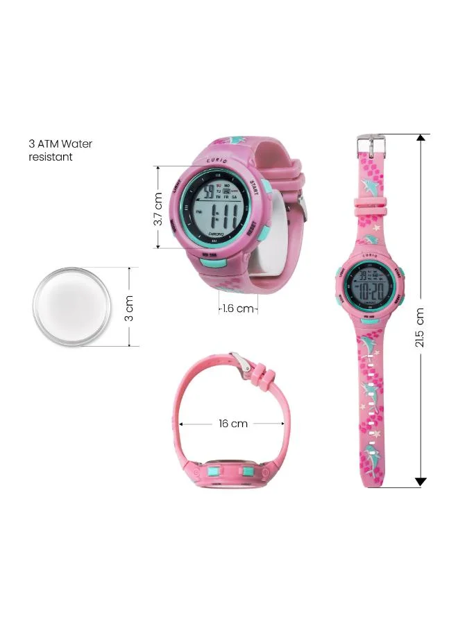 Curio  Kids's Plastic Digital Watch CU-8217LK-10 - 41 mm  | Best Price UAE