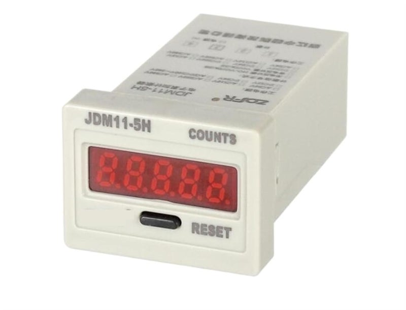 5 Digit Display Digital Counter JDM11-5H ZYC11-5H Counter Power Failure Memory(Voltage Count 12V) - Image 1
