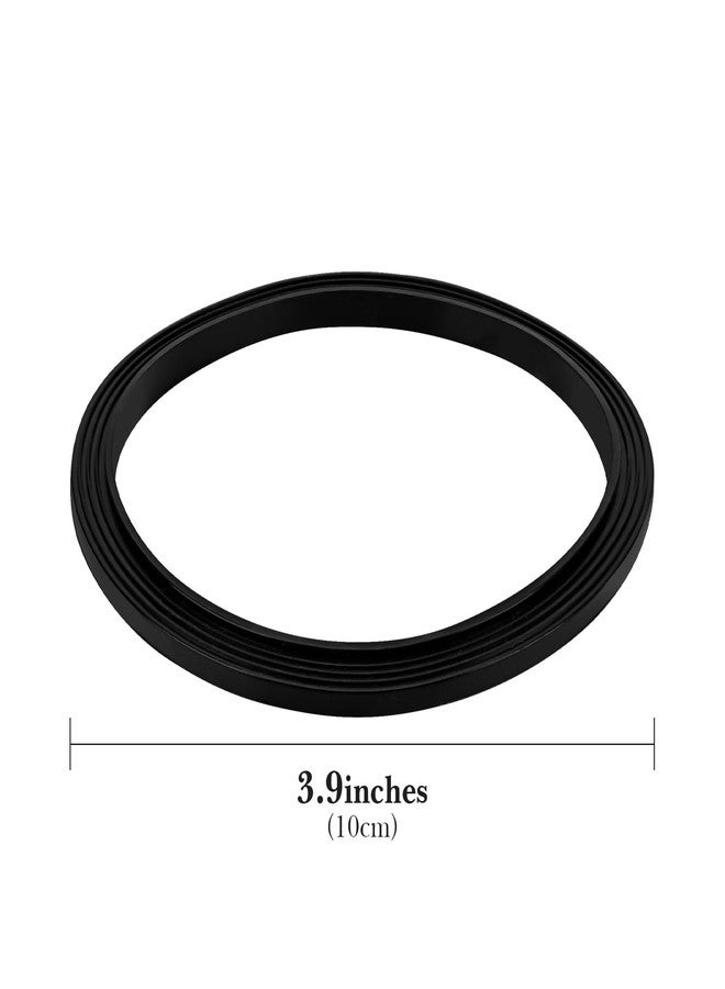 Linkidea 4 Pcs Blender Replacement Parts, Silicone Gasket Exact Fit Lid with Changing Tool, Compatible with NutriBullet Model N17-1001 (Black) - Image 2