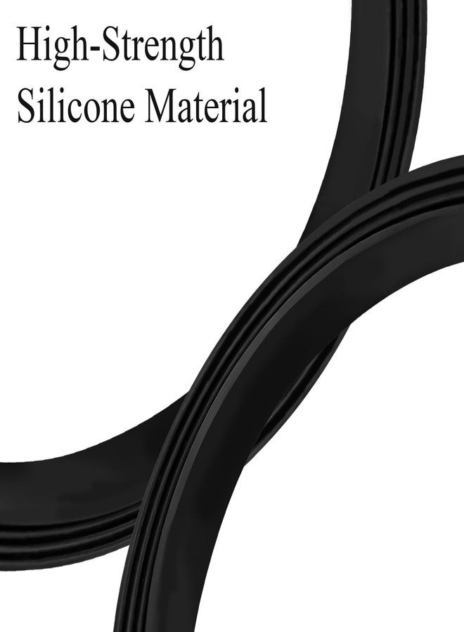 Linkidea 4 Pcs Blender Replacement Parts, Silicone Gasket Exact Fit Lid with Changing Tool, Compatible with NutriBullet Model N17-1001 (Black) - Image 5