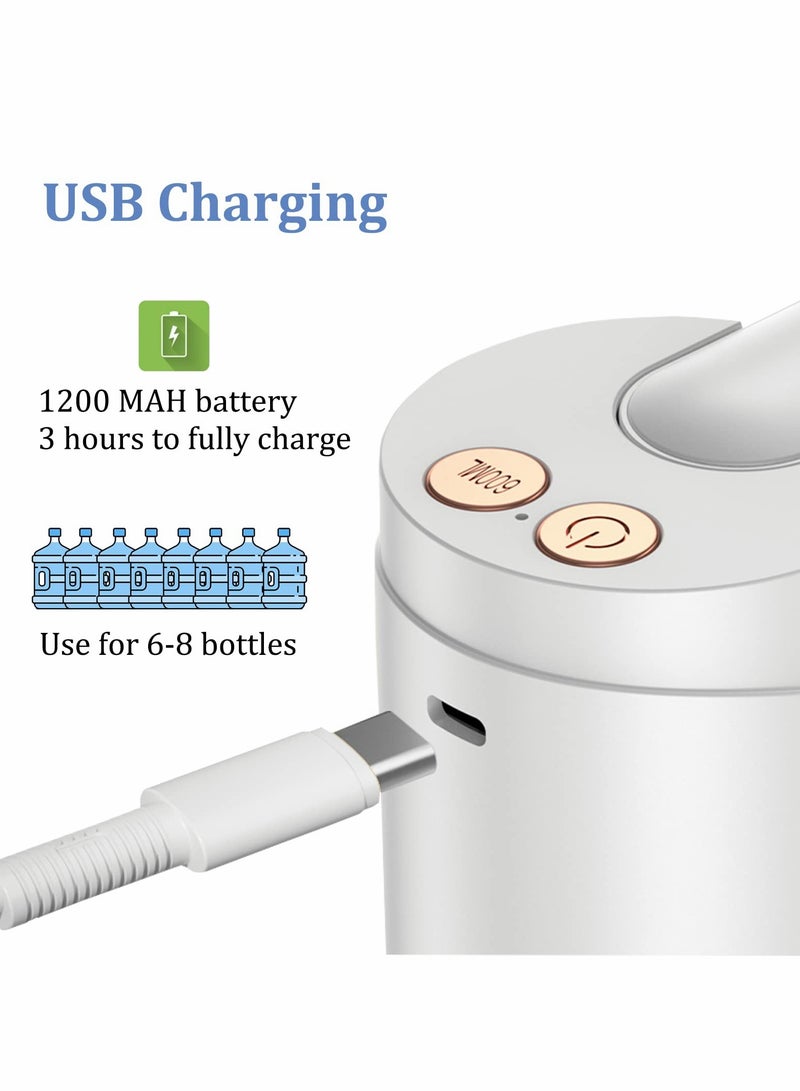 Water Bottle Dispenser, Foldable Electric, USB Charging Automatic Drinking Jug Pump for Universal 1-5 Gallon, Camping Kitchen Home Office - Image 5