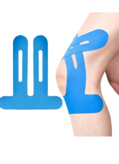 Best Choice Products Pre-Cut Kinesiology Tape for Knee, 10 Pcs Waterproof & Elastic, Breathable Latex-Free Cotton Athletic Tape, Provide Support and Stability to Muscle,Ideal for Running, Hiking, Riding  - Image 1