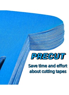 Best Choice Products Pre-Cut Kinesiology Tape for Knee, 10 Pcs Waterproof & Elastic, Breathable Latex-Free Cotton Athletic Tape, Provide Support and Stability to Muscle,Ideal for Running, Hiking, Riding  - Image 4