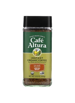 Cafe Altura Cafe Altura, Instant Organic Coffee, Medium Roast, Freeze-Dried, 3.53 oz (100 g)  - Image 1