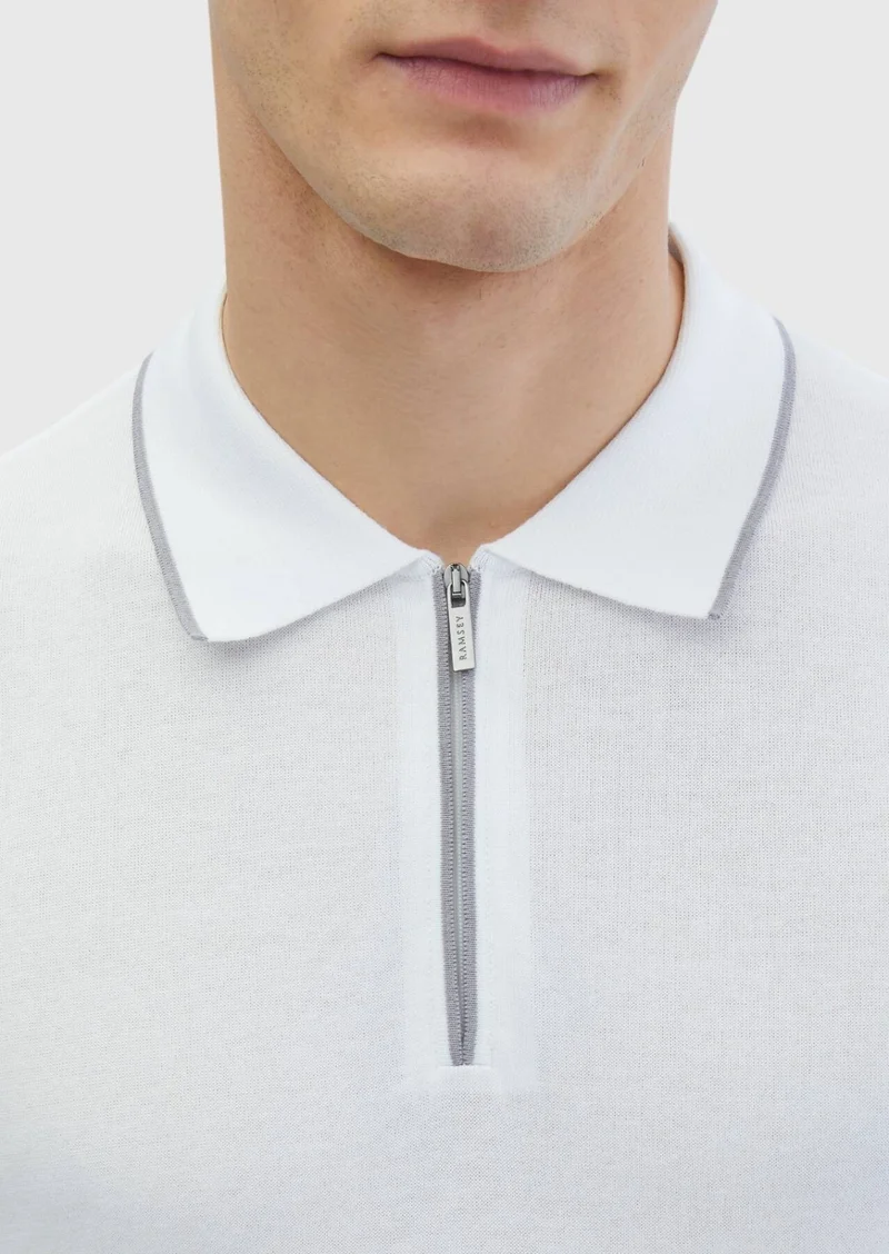 RAMSEY White Knitwear
