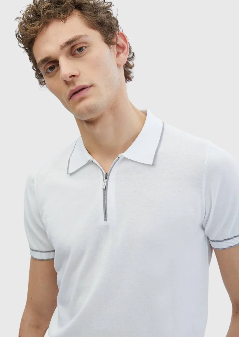 RAMSEY White Knitwear