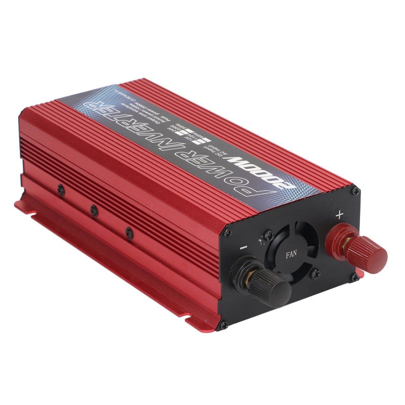 Rohs 2000W Power Inverter DC 12V to AC Modified Sine Wave - 1000W Actual Power Aluminum Alloy with 6 Protections - Silent Fan Design for Vacation Camping - Image 2