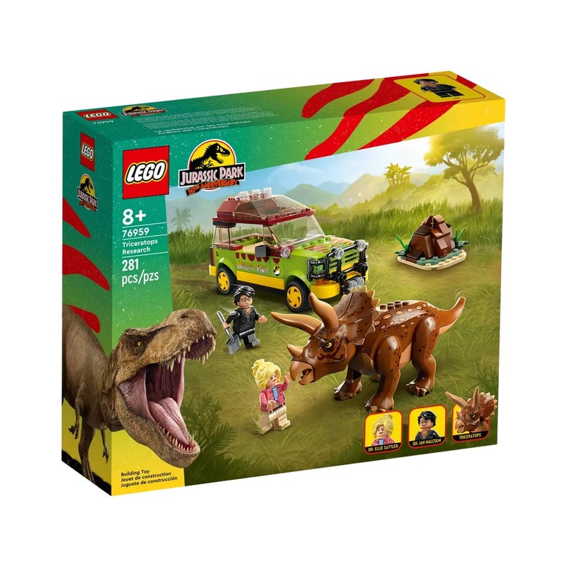 LEGO - Jurassic World Triceratops Research 281 Pieces - 76959 - Image 1