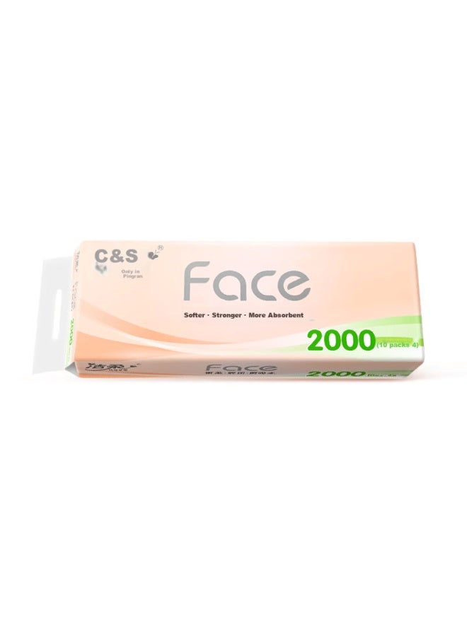 Clean And Soft C&s Core Roll Paper Pink Face 4-ply 200g 10 Rolls Pj214-60r Single Pack - Image 1