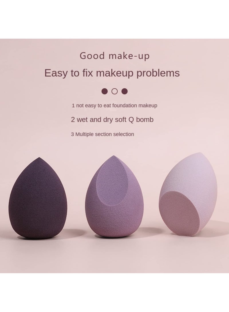 SYOSI Makeup Sponge Set, Beauty Sponge for Foundation Blender Makeup Egg for Liquid, Cream, and Powder Foundation Dry & Wet Use Sponge Foundation Blending Cosmetic Sponges - Image 4