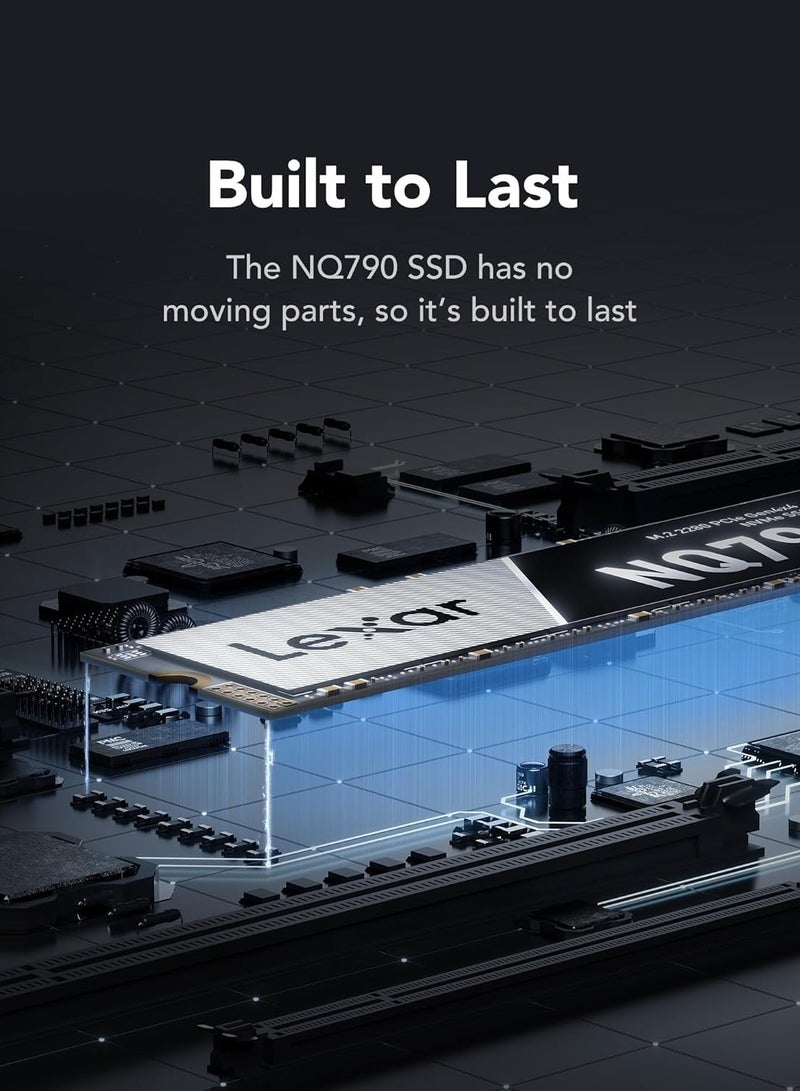 ليكسار قرص الحالة الصلبة NQ790 SSD، NVMe SSD M.2 2280 NVMe PCIe 4.0 Gen4x4، سرعة قراءة تصل إلى 7000MB/s وسرعة كتابة 6000MB/s | - Image 5