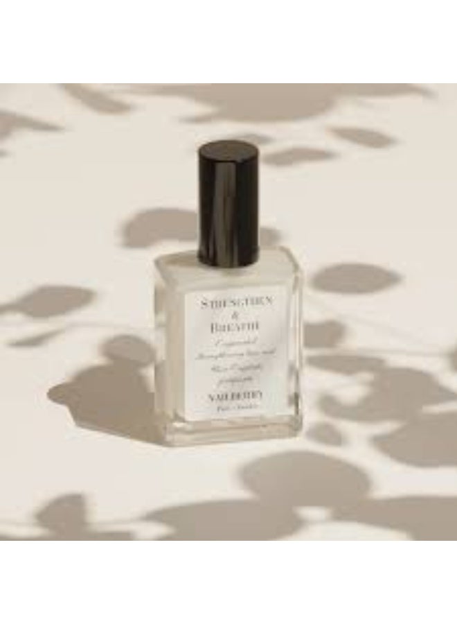 Nailberry Strengthen & Breathe Oxygenated Strengthening Base Coat 15ml - Image 2