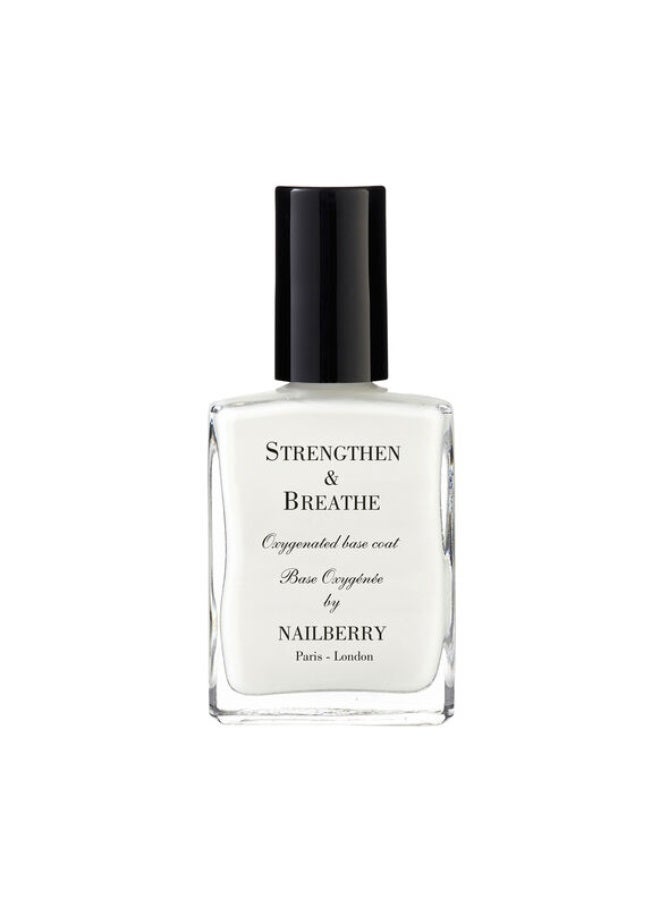 Nailberry Strengthen & Breathe Oxygenated Strengthening Base Coat 15ml - Image 1