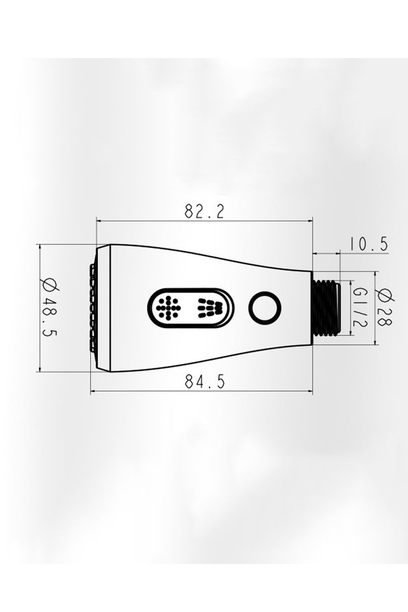 مطبخ صنبور رأس استبدال المياه مخرج وضع قابل للتعديل بسيط غسلة صنبور فوهة 2 وظائف رذاذ رأس - Image 2