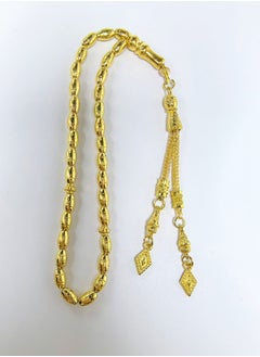 Fianser Tasbih 33 Prayer Beads 4*7 mm Golden Tasbeeh Zikr Muslim Islamic Arabic Tassels Luxury Exquisite  - Image 5