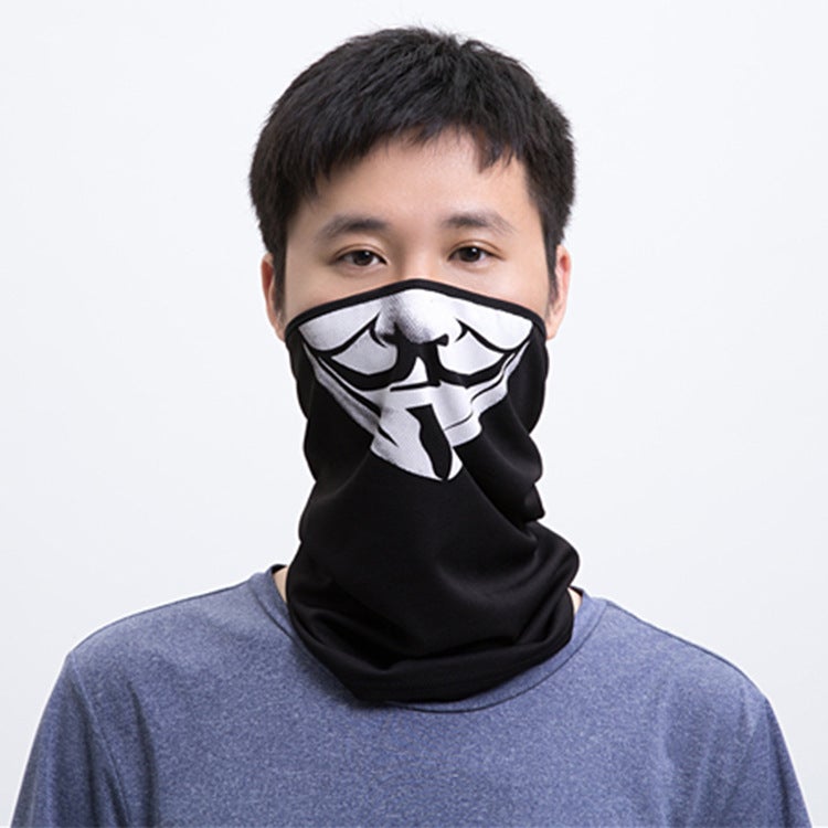 Generic New Call of Duty Game Skull Cover Ghost Mask Halloween Mask Quick-Dry Riding Sun CoverMesh B25 Mesh B25
