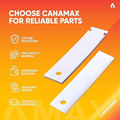 Canamax WE1M504 & WE1M1067 Dryer Drum Bearing Slide Glide kit - Compatible with GE Kenmore Hotpoint Sears RCA Dryers - Replace WE1M333 AP3206716 WE1M481 WE1M316 AP5668531 WE1M507 - Pack of 2 - Image 4