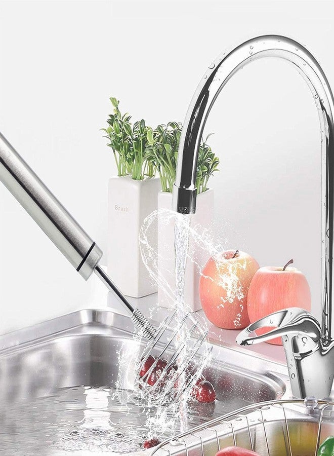 MVM Enterprise Sping Egg Beater Manual Egg Beater Stainless Steel Manual Egg Beater Hand Egg Mixer Eggbeater Blender Stirring Beater Cream Frother Flour Stirrer Steel Spiral Egg Beater - Image 4