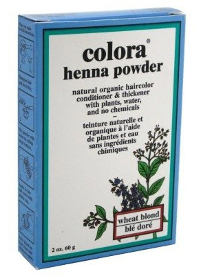 Colora Henna Powder, Wheat Blonde (Pack of 2) - Image 1