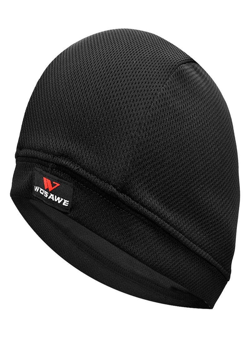 WOSAWE Ultralight Quick Drying Bike Helmet Liner Bicycle Cycling Beanie Cap Balaclava Headwear - Image 1