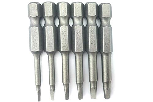 Silverhill Tools ABSTR6 6pc Triangle Head Bit Set (Power Bit Style) TA14, TA18, TA20, TA23, TA27, TA30) - Image 2