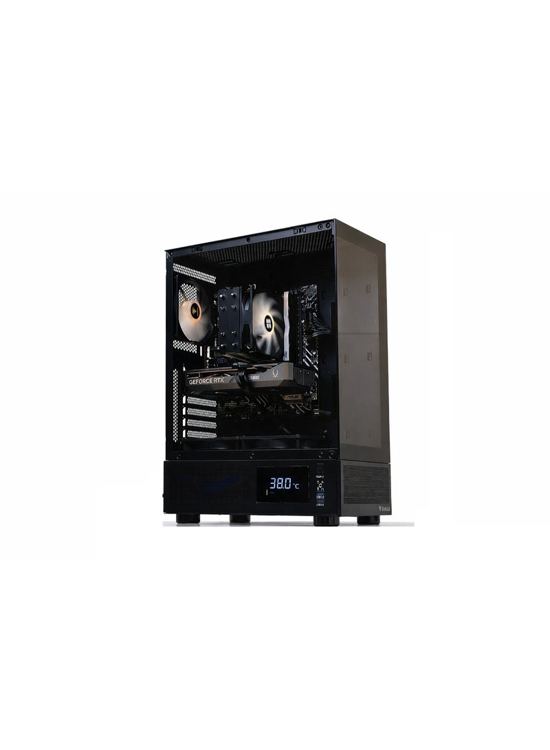 SBCEST Gamer Value 5050 Edition Gaming PC RTX 5050 8GB OC + i5-14400F, 16GB DDR5 5600MHz, 500GB SSD Gen4, H610M-A WiFi, Windows 11 Pro, 2-Year Warranty black - Image 1