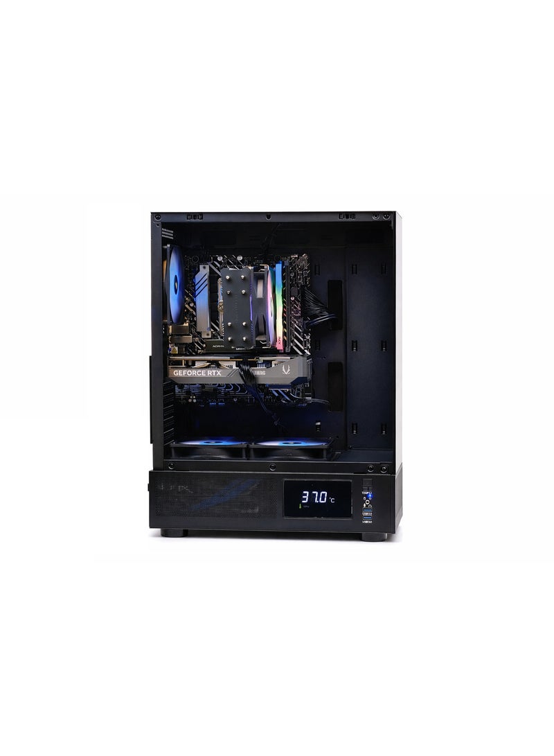 SBCEST Gamer Value 5050 Edition Gaming PC RTX 5050 8GB OC + i5-14400F, 16GB DDR5 5600MHz, 500GB SSD Gen4, H610M-A WiFi, Windows 11 Pro, 2-Year Warranty black - Image 3