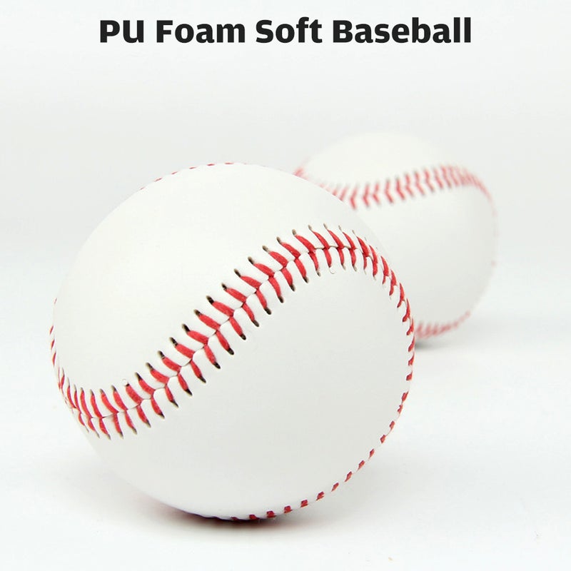 4 PCS Soft Baseballs PU Training Baseball 9 inch Perimeter Practice Baseball for Children Adults - Image 5