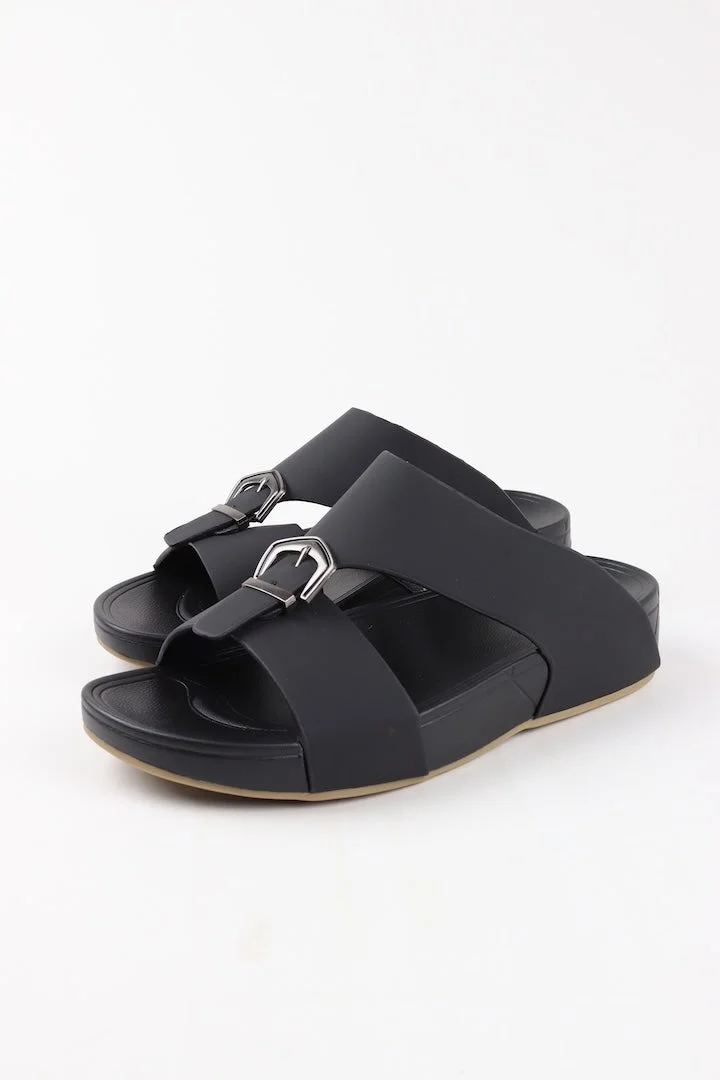 Viny Viny Men's Arabic Sandals – Comfortable Casual Slip-On Slide – Everyday Wear – Black, Coffee, Grey