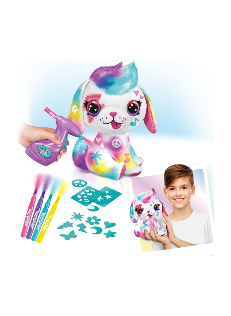 Canal Toys Canal Toys | Puppy Airbrush Plush | Spray Art Kit | Creative Fun | DIY Customizable Plush  - Image 2