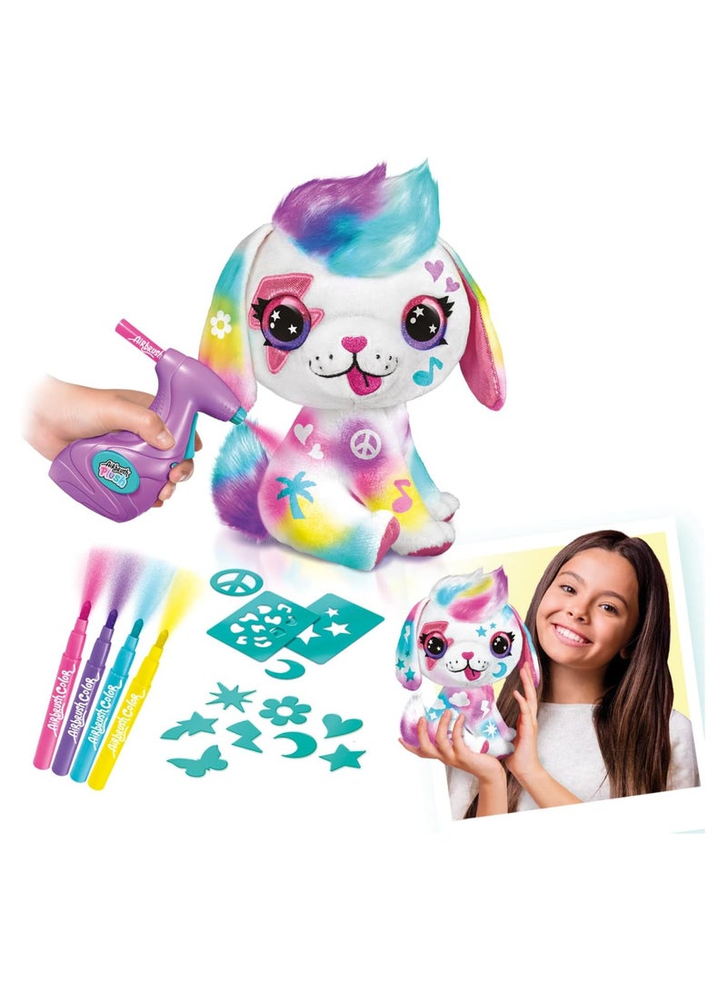 Canal Toys Canal Toys | Puppy Airbrush Plush | Spray Art Kit | Creative Fun | DIY Customizable Plush  - Image 4