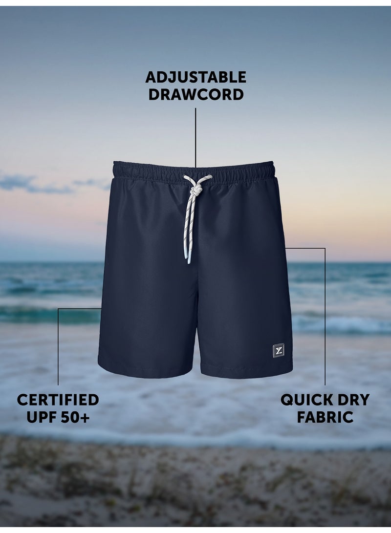 اكس واي اكس اكس شورت سباحة XYXX إنتيلدري أكوا للرجال مع جيوب جانبية ورباط - Image 2