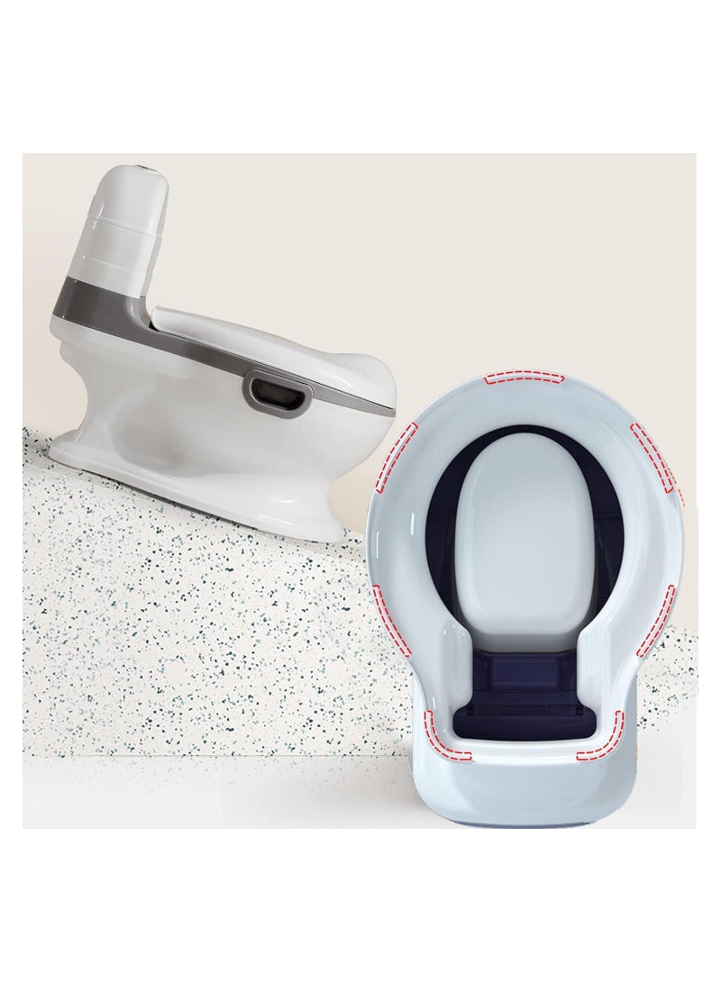Potty Training Toilet Seat, Toddler Potty Chair with Soft Seat and Splash Guard, Removable Potty Bowl for Toddlers, Infants, and Kids
