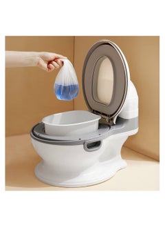Cute Baby Potty Training Toilet Seat, Toddler Potty Chair with Soft Seat and Splash Guard, Removable Potty Bowl for Toddlers, Infants, and Kids  - Image 3