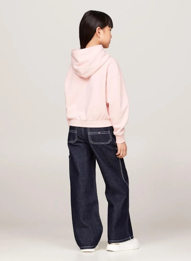 TOMMY HILFIGER MONOTYPE FLOCK HOODIE